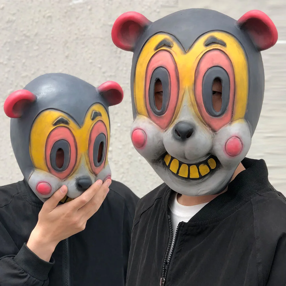 

The Umbrella Academy Hazel Masks Cosplay Cha Cha Latex Helmet Funny Anime Masks Halloween Masquerade Party Props DropShipping
