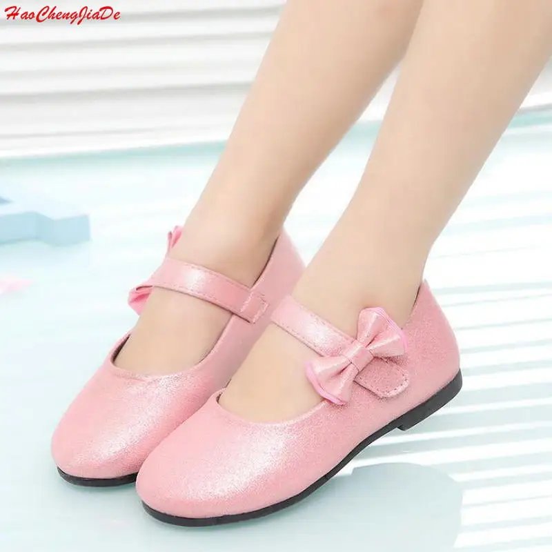 Girls Butterfly knot Princess Shoes 2018 New Sweet Elegant Girls Single ...