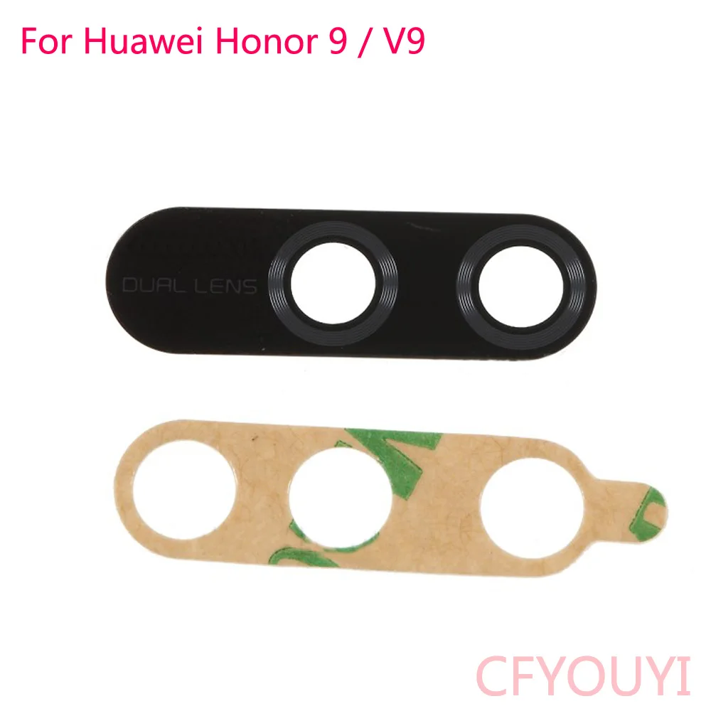 

For Huawei Honor 10 / 9 / V9 / 9 Lite / V8 Back Camera Glass Lens Cover Part with 3M Adhesive Sticker