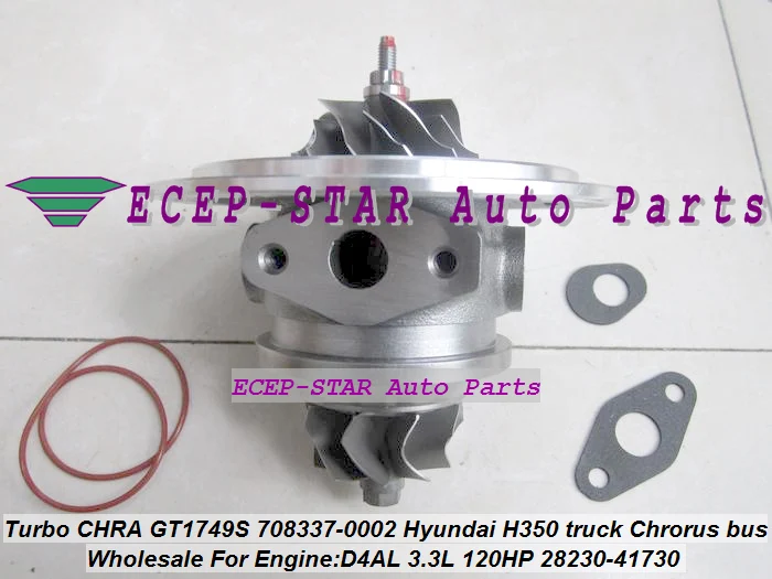 Turbo Cartridge CHRA GT1749S 708337 708337-5002S 28230-41730 708337-0002 For HYUNDAI H350 (3)