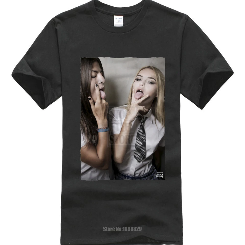 1000px x 1000px - Glam N Grunge T Shirt Sexy Girls School Naughty Porn Porno ...