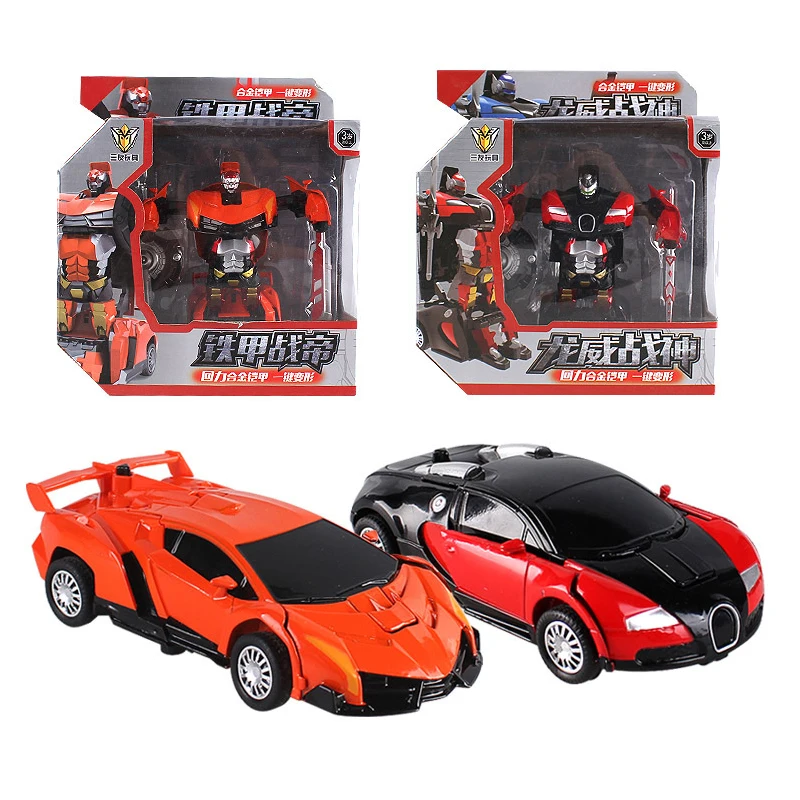 

Mini Transformed Car Model Pull Back Transformation Vehicles Cars Toys For Children Robots Deformation Kids Birthday Gift Ct054