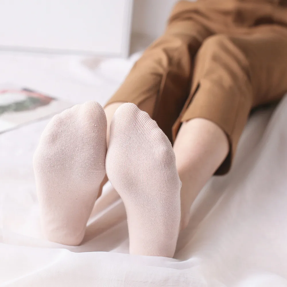 1 пара Мода Любовь женские удобные повседневные однотонные хлопковые короткие носки для лодыжки тапочки короткие безбортные носки из