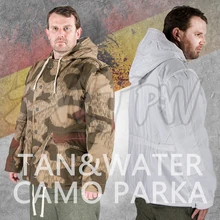 WW2 TAN&WATER PARKA OUTDOOR WINTER ARMY PARKA TWO-SIDED-DE/505149