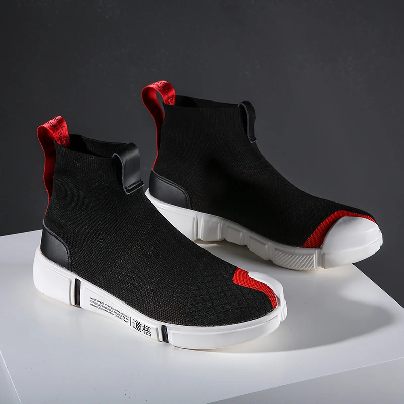 

Flyknit Running Shoes for Men Sock Footwear Sport Athletic Breathable Mesh Balanciaga Sock Sneakers for Men Zapatos de Hombre