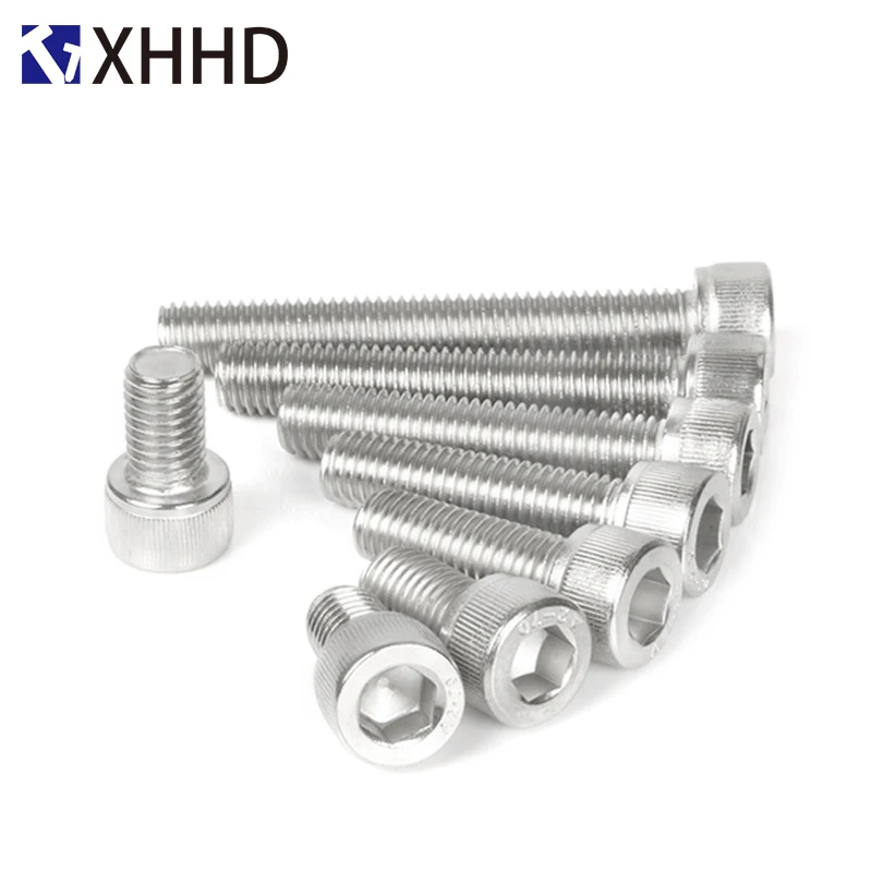 

DIN912 Hex Socket Head Cap Screw Metric Thread Hexagon Bicycle Machine Allen Bolt Fastener 304 Stainless Steel M6 M8