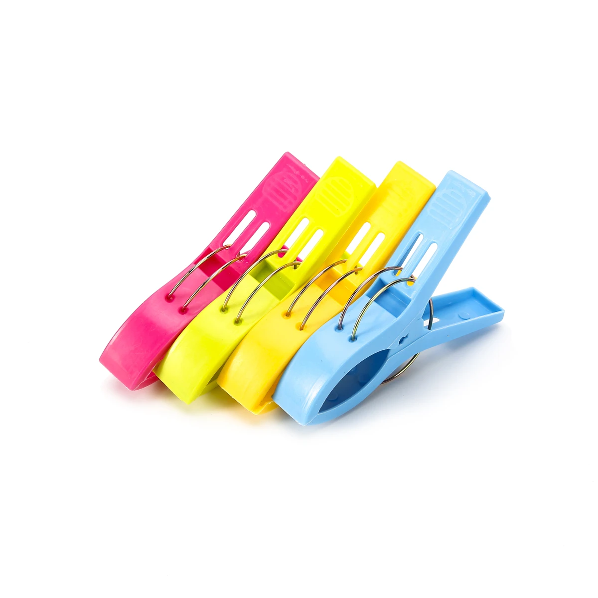 

New Fashion Plastic Large Size Towel Pegs Clips Quilt Bed Sheets Drying Clip 4x Random Color
