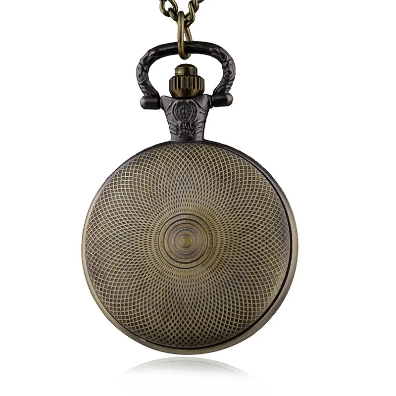 Очаровательные пожарные стимпанк кварцевые женские карманные часы мужское ожерелье с подвеской с цепочкой подарки reloj de bolsillo HB869
