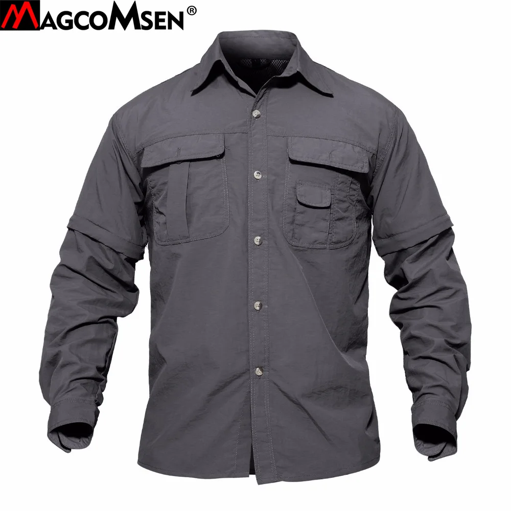 Buy Men Shirt Removable Quick Dry Breathable
