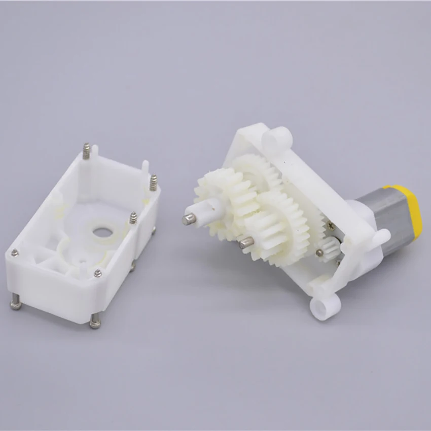 

7-Shaped 180 Model Micro Gear Motor Carbon Brush DC3-6V 125-250RPM Deceleration Electric Machinery DIY Robot Accessories