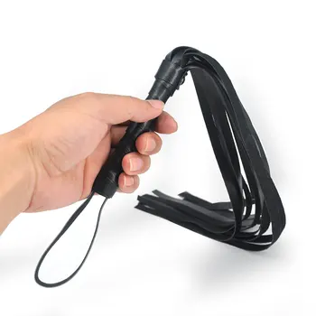 Spanking Whip Riding Crop Sex Bondage Flogger Adult SM Paddle Fancy Dress Faux Leather Whip Fetish Couples Fun Toys 5