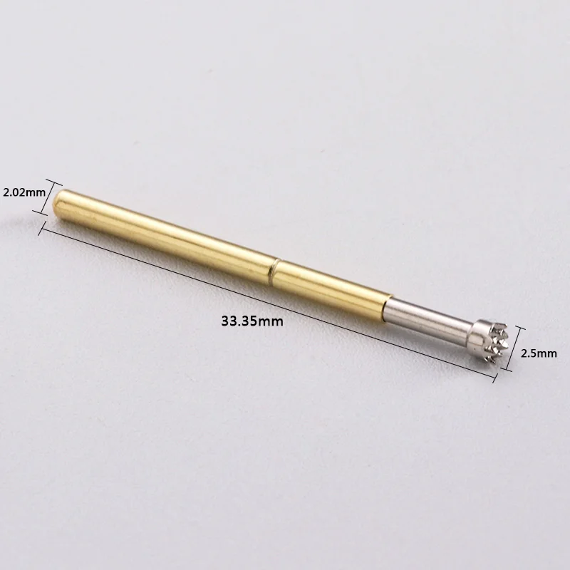 ETUUD Plum Probe P125-H Nine Tooth Test Needle Test Spring Thimble 100 Pcs/Pack Integrated Detection Probe Tool Accessories