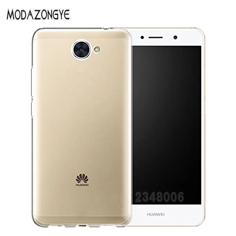 Huawei Y7 чехол 2017 5 Силиконовая задняя крышка для телефона TRT-LX1 TRT-LX3 ТПУ прозрачный