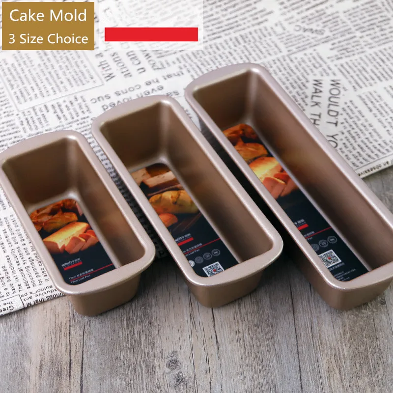 Metal Cake Molds 3 Size Rectangular Mold For Mousse Bread Dessert