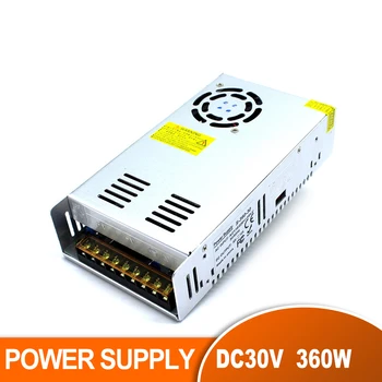 

DC30V 12A 360W Single Output Switching Power Supply for LED Strip CNC 3D Print Transformers 110V 220V AC DC30V SMPS
