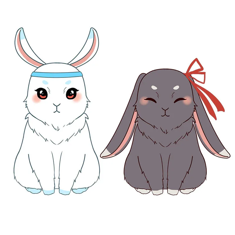 

New Anime Grandmaster of Demonic Cultivation Wangji Wei Wuxian Rabbit BL Plush Doll Toy 20cm Cosplay Gifts