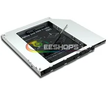 New Laptop 2nd HDD SSD Caddy Second Hard Disk Drive CD DVD Optical Bay for HP Compaq NC6400 NC6000 NC6320 NC6120 NC6220 Case
