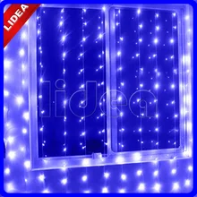 3 м* 3 м 300 светодиодный новогодний сад Рождественская гирлянда струнная сосулька открытый водопад сказочное украшение занавеска Свадебный светильник CN C-38