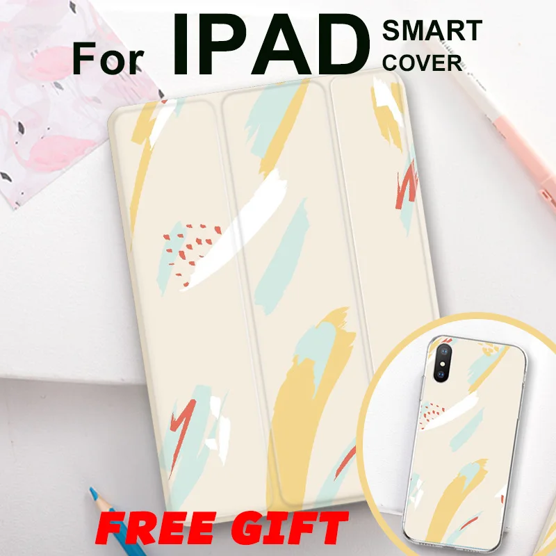 

Watercolor Magnet Flip Cover For iPad Pro 9.7 air 10.5 11 12.9 2018 Air2 Mini 2 3 4 5 2019 Tablet Case For ipad 9.7 2017 2018