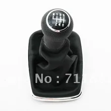 Интерьер Шестерни рукоятка механизма переключения и ботинок с стайлинга автомобилей хромированной окантовкой база 6 Скорость шаблон для Volkswagen VW Golf/Jetta(Фольксваген Джетта) MK4