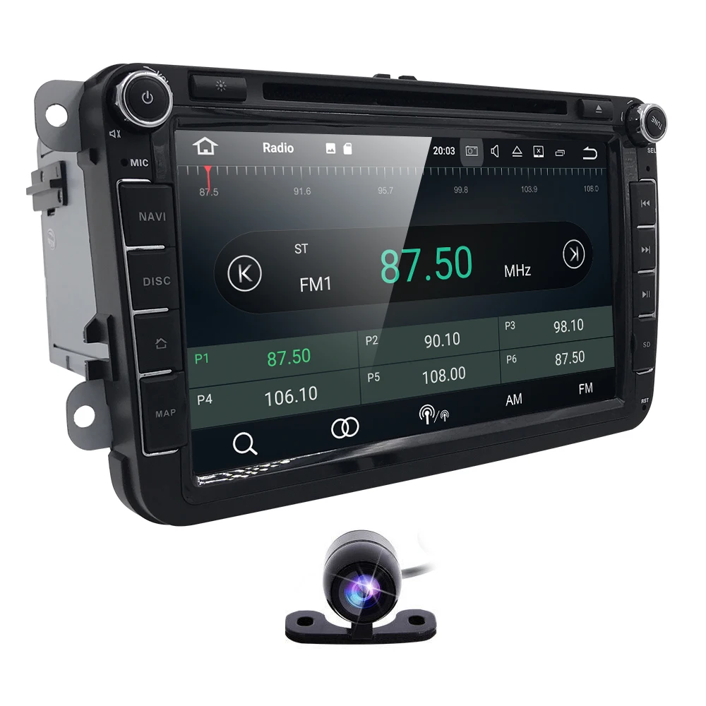 Clearance OctaCore Double 2Din Android 8.0 Car DVD Player Radio for VW passat b6 b5 cc skoda octavia 2 Polo Golf 5 superb Jetta vw T5 navi 2