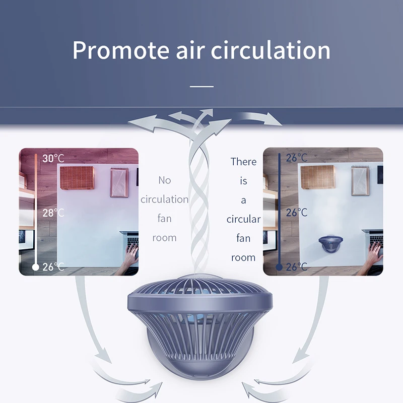 Baseus Rechargeable USB Fan Desktop Desk Electric Mini Fan For Office Gadgets Portable Summer Cooler Cooling 1 Baseus Rechargeable USB Fan Desktop Desk Electric Mini Fan For Office Gadgets Portable Summer Cooler Cooling 4