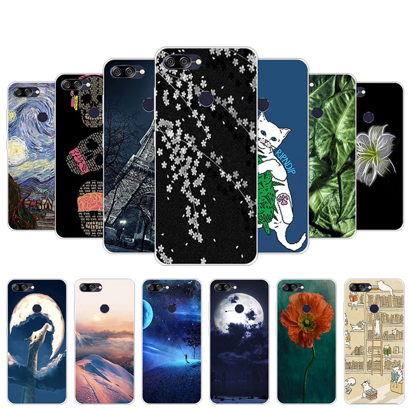 

For ASUS Zenfone Max Plus M1 5.7" ZB570TL Silicon Soft Transparent Coconut Capa For Asus Zenfone Pegasus 4S Max Plus X018DC