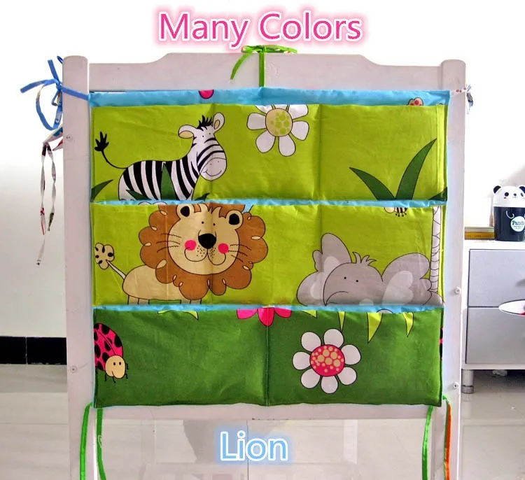 Conjunto de Cama do Bebê Berço para Bebês dos Desenhos Animados Armazenamento Pendurado Bolsas Elefante Bolsa 62*52cm 12 High Quality Mamãe e Bebê