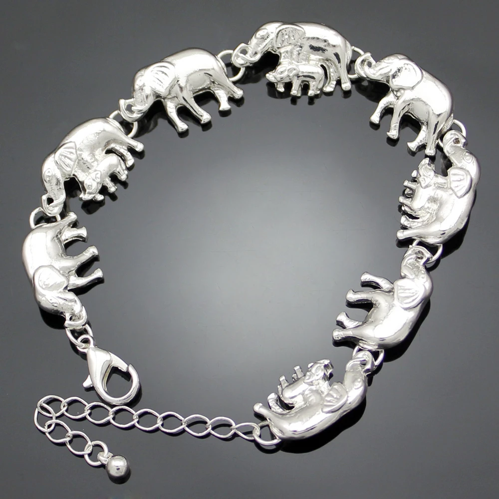 Слон Африканский индийский Ганеша стрейч животных цепи талисманы бисером браслет браслеты для женщин любовь манжеты индийские ювелирные изделия