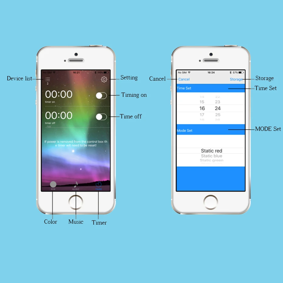 RGB Led Controller For Led Strip Bluetooth Controller Music RGB Controller DC 5V 12V 24V APP Remote Controller For LED Lighting  (8)
