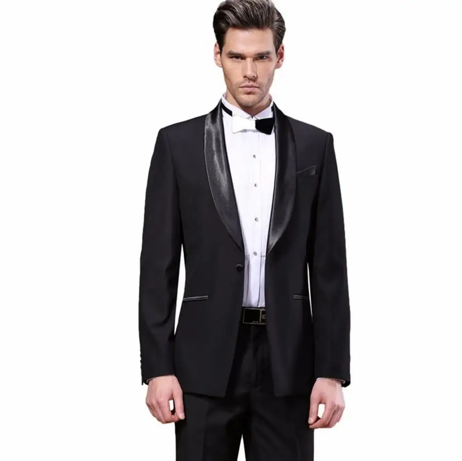 Luxury Men Suits Jacket+ Pants Formal Dress Men custom Suit two piece
