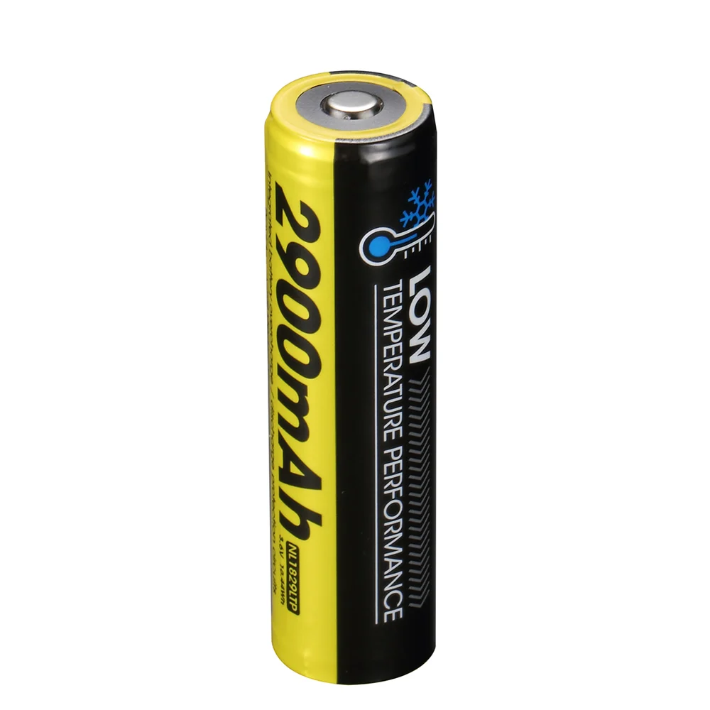NITECORE NL1829LTP 2900 мАч 18650 низкая термостойкость Высокая емкость производительность литий-ионный аккумулятор Кнопка сверху