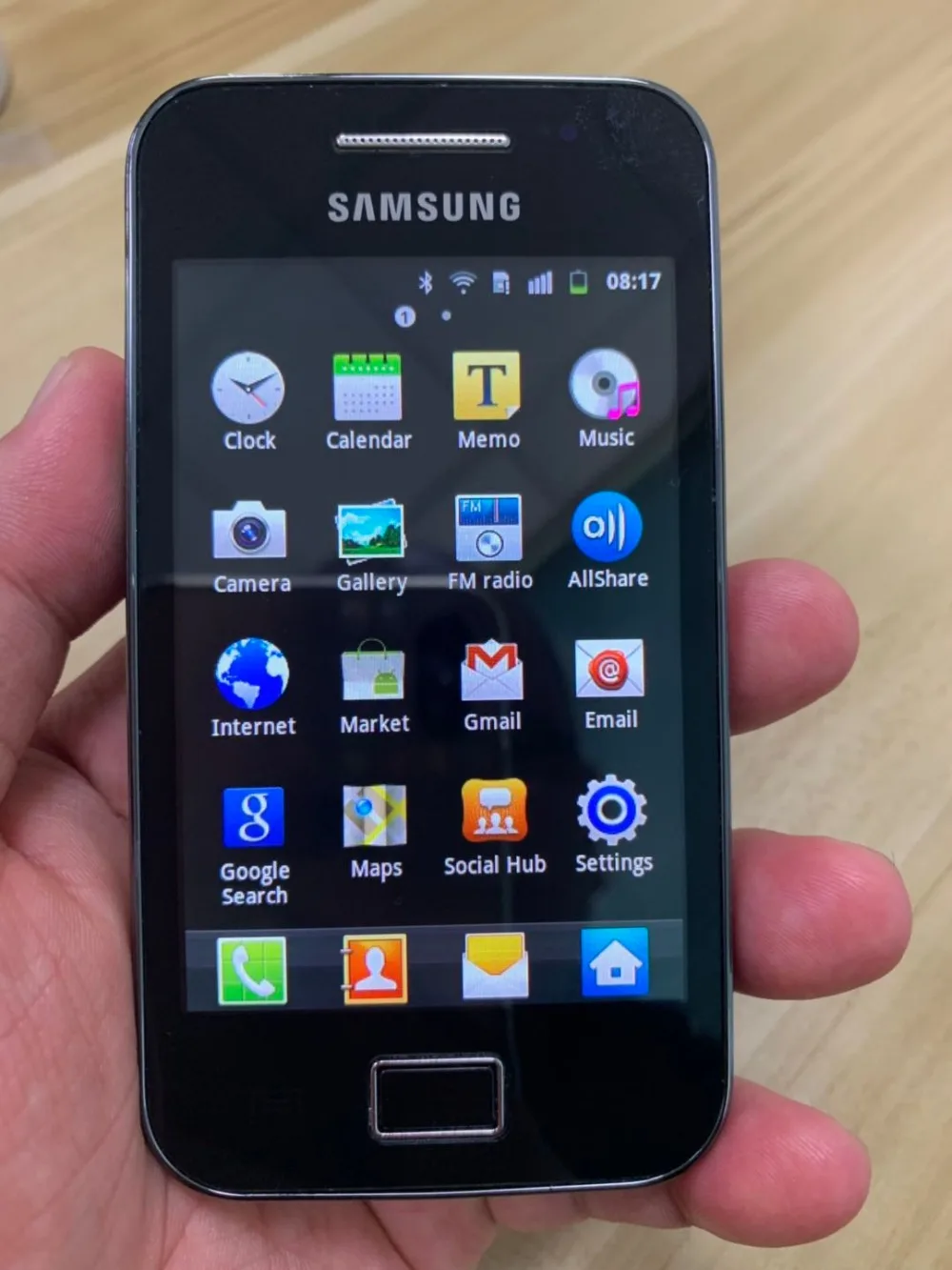 Дешево 100% Оригинальный разблокированный samsung Galaxy ACE S5830 S5830i сотовый телефон 3g Wifi font b gps b font 5MP камера телефон один год гарантии Бесплатная доставка