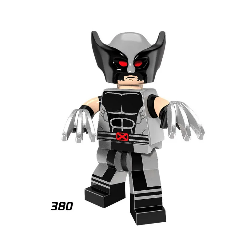 

Single Sale Super Heroes Star Wars 380 Wolverine Model Mini Building Blocks Figure Bricks Toy kid gift Compatible Legoed Ninjaed