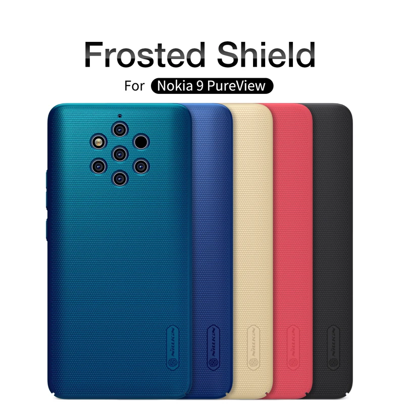 

For Nokia 9 PureView Case Nillkin Frosted Shield PC Hard Back Cover Luxury Dirt-resistant Ultra-Thin Phone Case Cover Capa