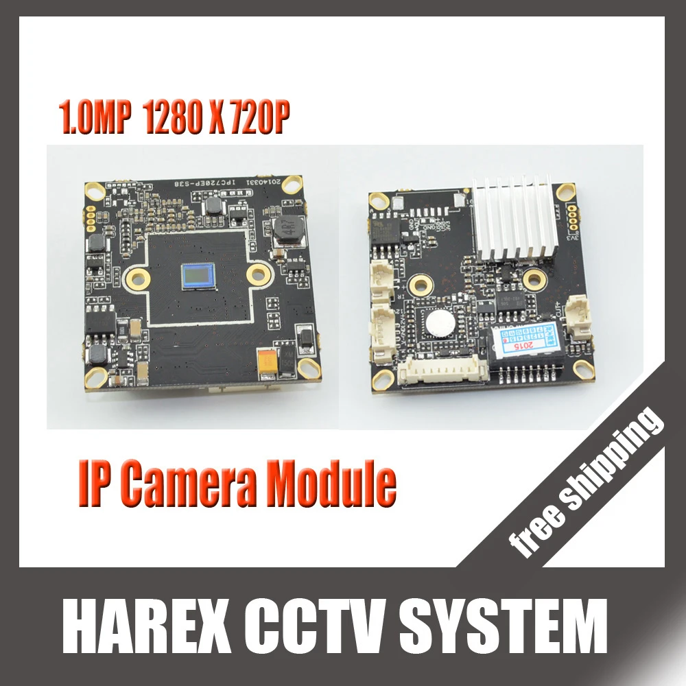 HI3518E+OV9732 720P 1MP 38mm X 38mm size IP Camera Main board module DIY IP camera or for repair replacement. Free shipping