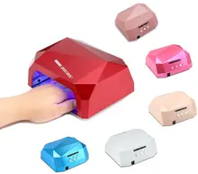 Sensor 36W Nail Dryer Diamond Shaped UV Lamp LED Lamp LED & CCFL Curing for UV Gel Nails Polish Nail Art Tools diamant Warranty