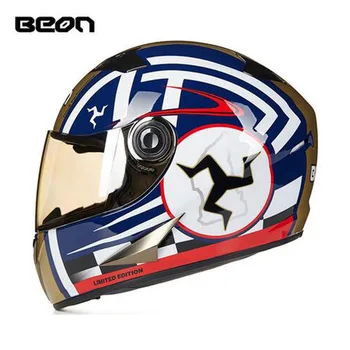 

Blue gold B-500 full face motocross Helmet for men and women, motorcycle MOTO electric bicycle safety headpiece