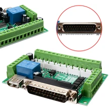 1 шт. 5 оси ЧПУ коммутационная плата для шагового двигателя контроллер драйвера MACH3 без USB кабеля
