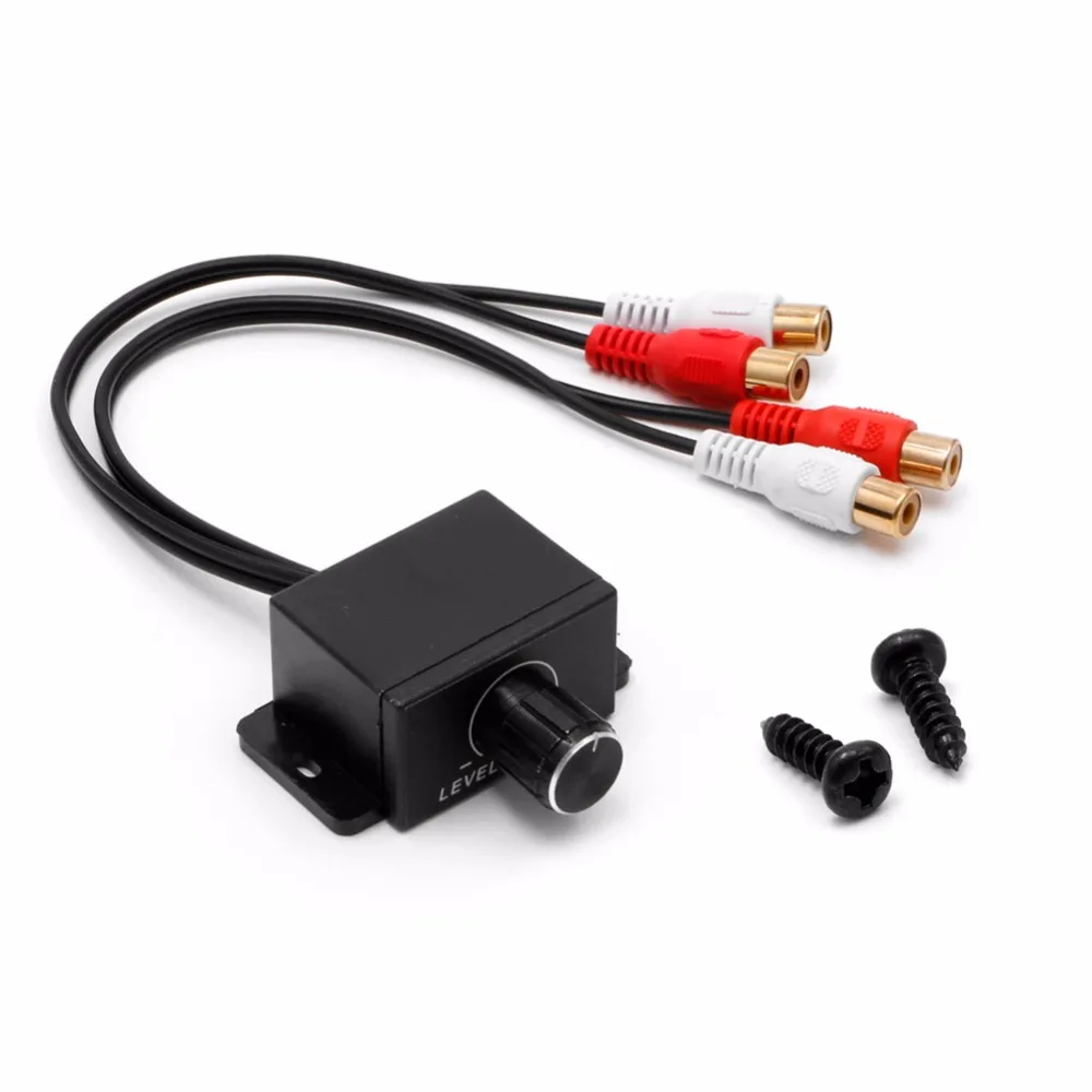 

12V Universal Car Audio Amplifier Bass RCA Level Remote Volume Control Knob LC-1