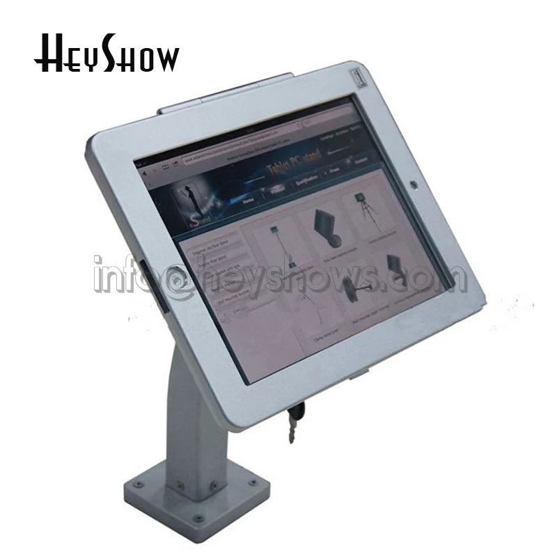 Tablet Security Holder Lock Display Stand Wall