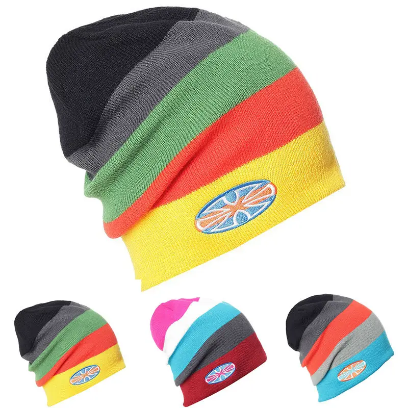 New Snowboard Winter Knit Ski Caps Skating Lot Snowboard Hats Skullies Beanies For Men Women Gorro Diamond