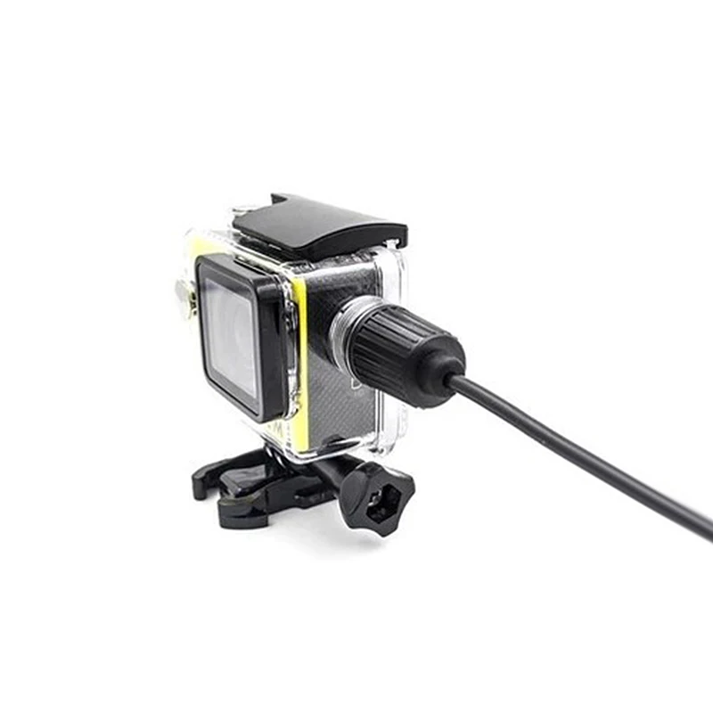 ГОРЯЧАЯ камера аксессуары водонепроницаемый чехол с USB кабель зарядное