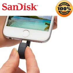 Sandisk usb флеш-накопитель otg usb 3,0 32 Гб 64 Гб 128 Гб iphone usb флеш-накопитель Lightning Pendrive для ipod ipad iphone APPLE Mfi