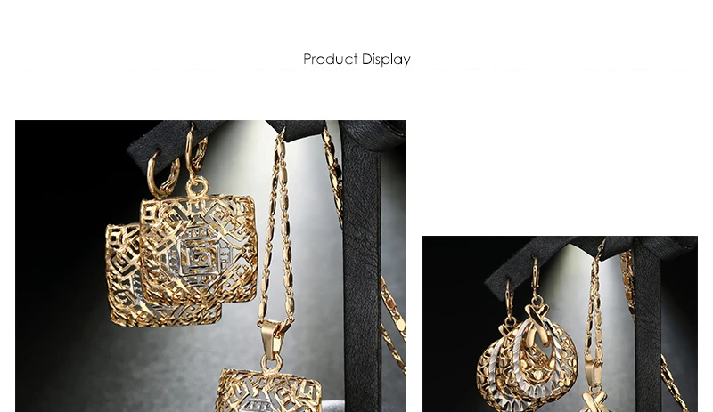 CWEEL African Beads Jewelry Sets Dubai Bridal For Women Wedding Indian Nigerian Beads Fashion Plant Trendy Vintage Costume (1)