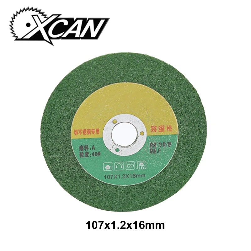 

XCAN 107mm Stainless Steel Sanding Cutting Wheel Metal Double Net Green Metal Sheet Cutting Disc Dremel Angle Grinder Rotary