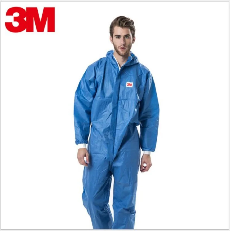 

3M 4532 blue protective clothing Radiation resistant particles anti static chemical suit Paint clothes Clean Work dust coveralls
