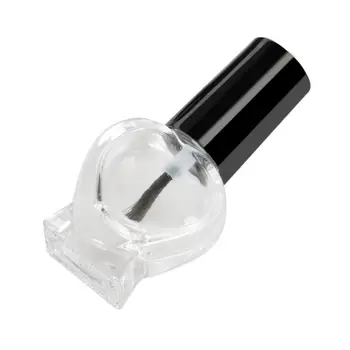 

6x Empty Heart Shaped Nail Varnish Bottles