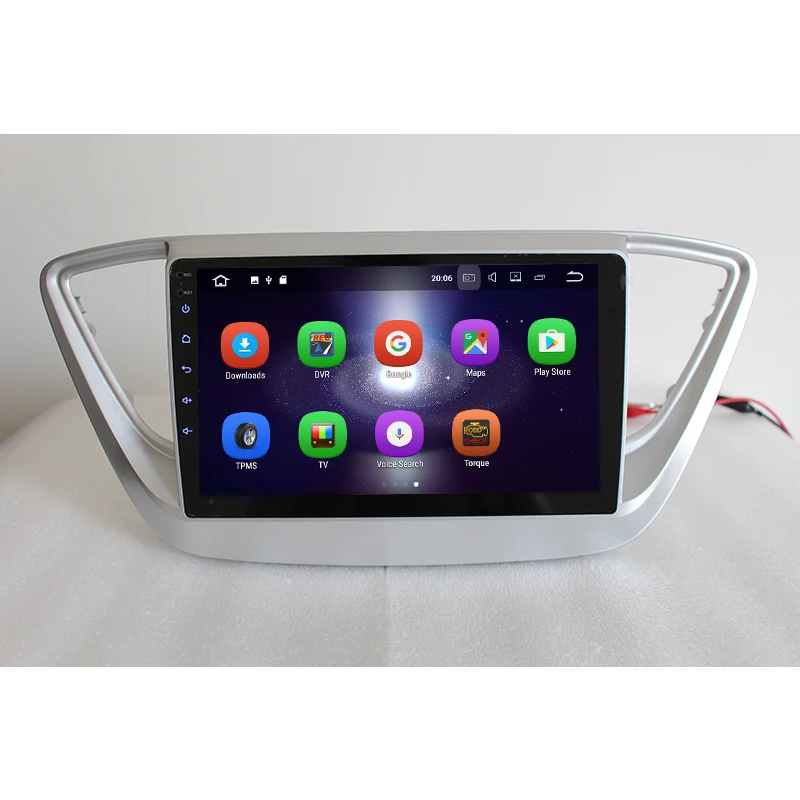 Автомобильный DVD плеер Lenvio 2 Гб ОЗУ Android 7 1 GPS навигация проигрыватель для Hyundai Verna