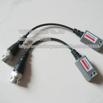 

Wholesale high quality 500pcs Coax CAT5 To Camera CCTV BNC Video Balun Transceiver ,1CH passive balun BNC balun UTP 500pcs